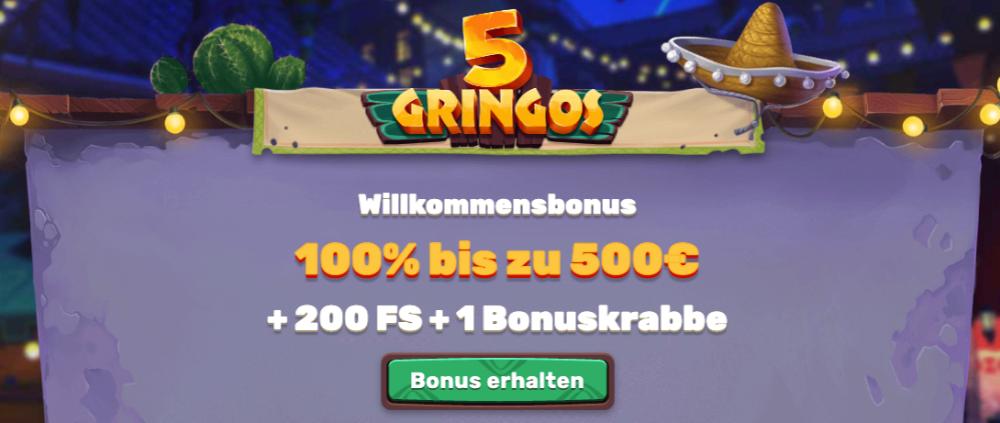 5gingos casino Willkommensbonus